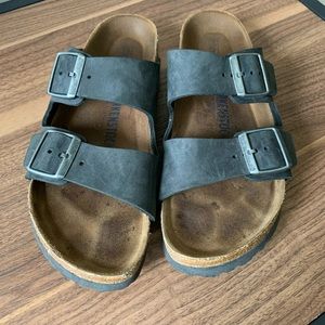 Birkenstock Arizona Soft Footbed In Black